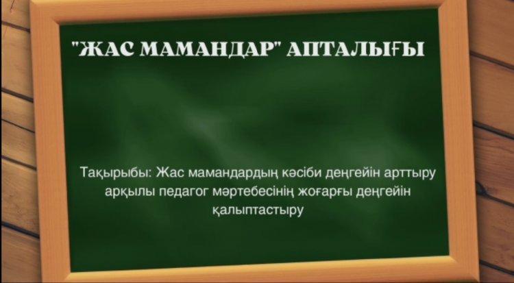 Жас мамандар» мектебінің апталығы өтті