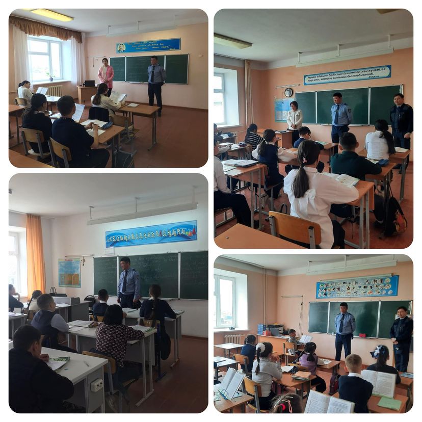 Құқықбұзушылық тақырыбы бойынша түсіндірме жұмысы жүргізілді